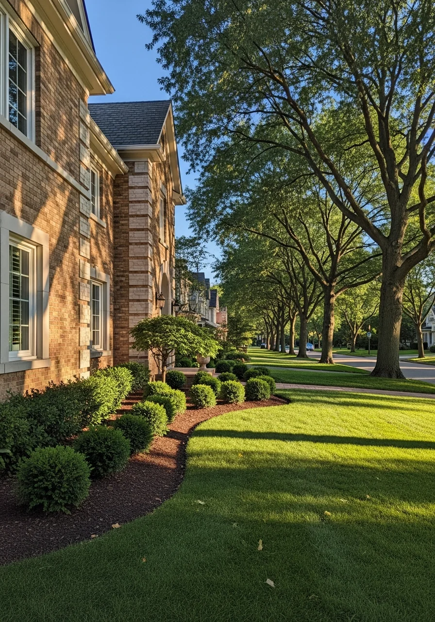 Glenview homeowner in professional casual attire standing proudly in front of their home.